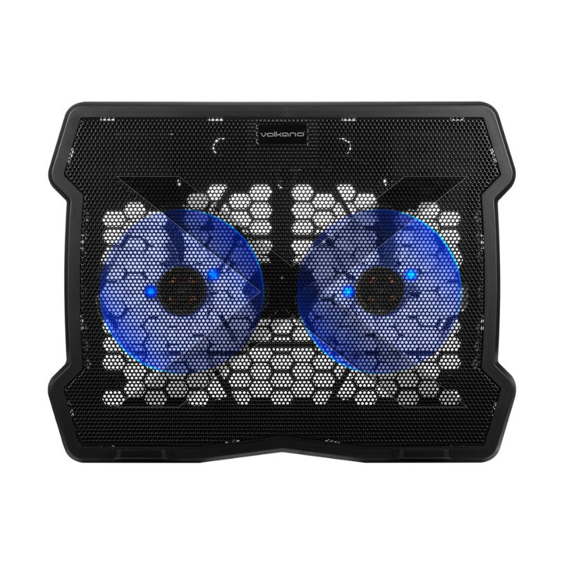 Volkano Polar Series 15-inch Dual Fan Notebook Cooling Stand - Black