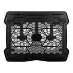 Volkano Polar Series 15-inch Dual Fan Notebook Cooling Stand - Black