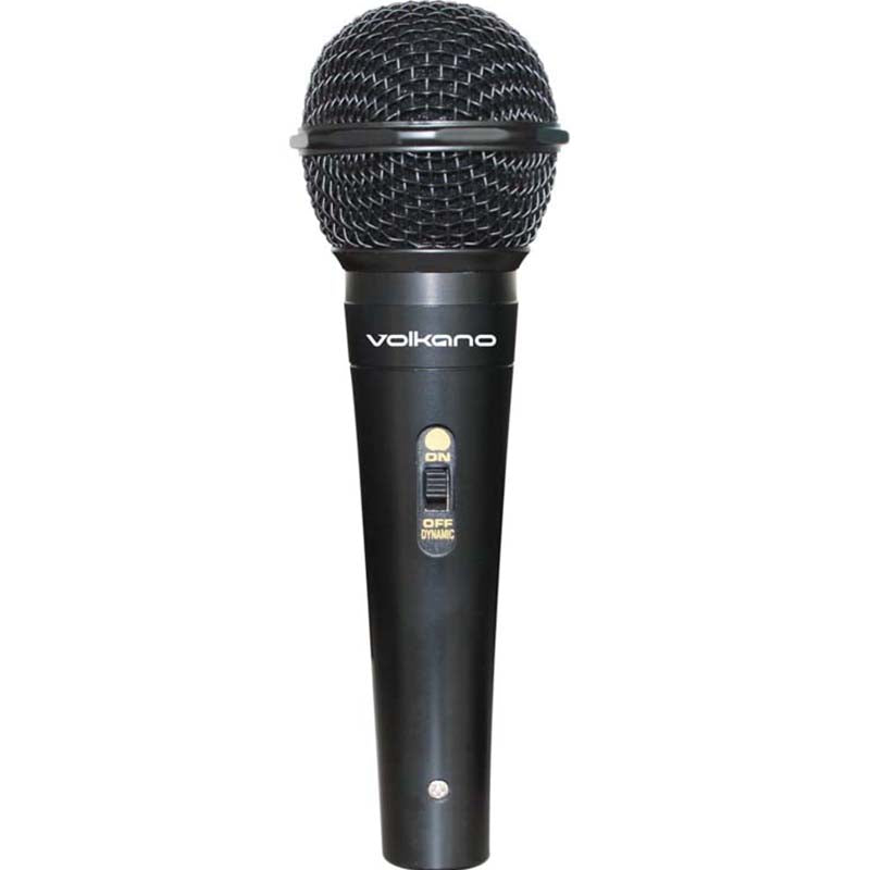 Volkano Ace Series Metal Wired Dynamic Vocal Microphone - Black