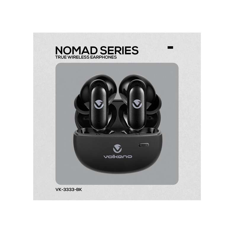 Volkano Nomad Active Noise Cancelling True Wireless Earphones - Black