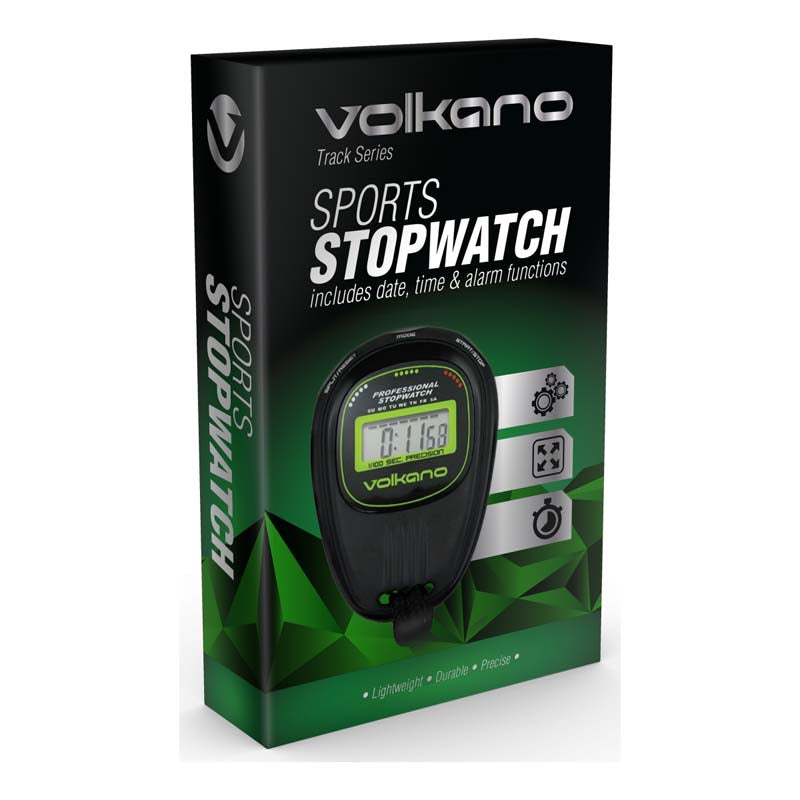 Volkano Track Series Stopwatch - Black