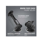 Volkano Hold Series Magnetic Extendable Phone Holder - Black