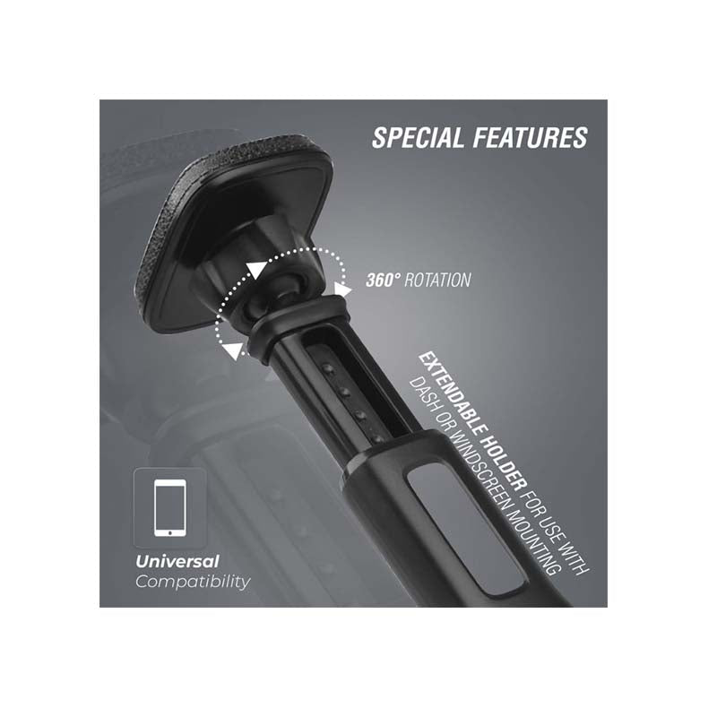 Volkano Hold Series Magnetic Extendable Phone Holder - Black