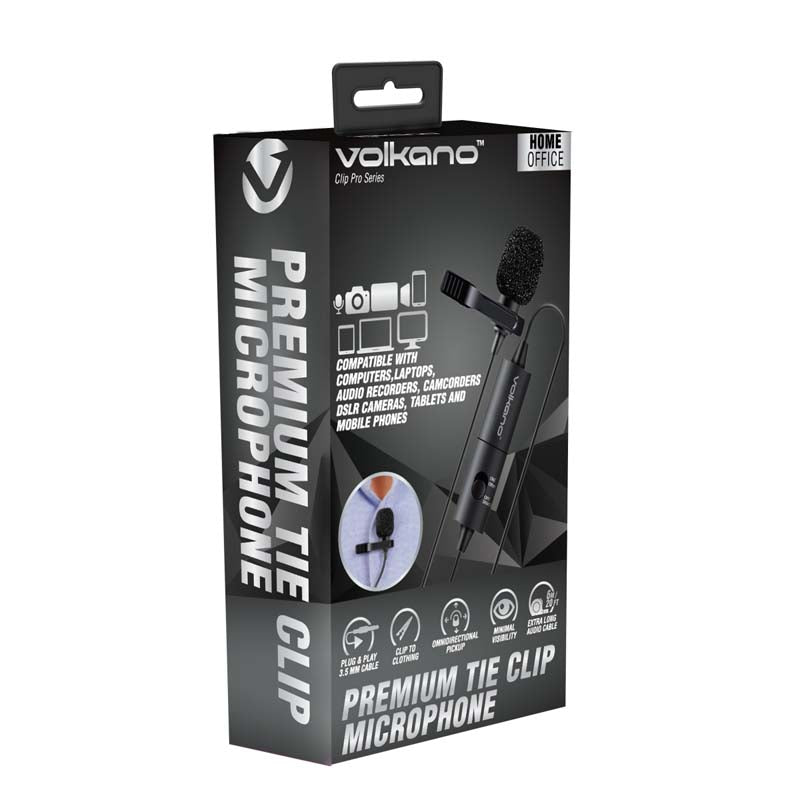 Volkano Clip Pro Series 3.5mm Microphone