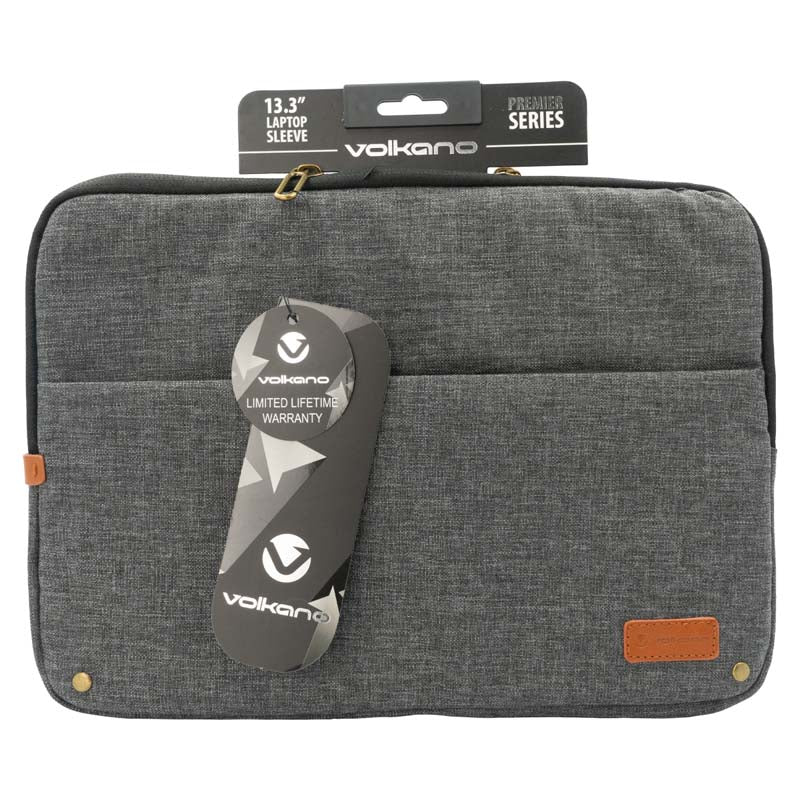 Volkano Premier Series 14.1 inch Laptop Sleeve - Dark Grey