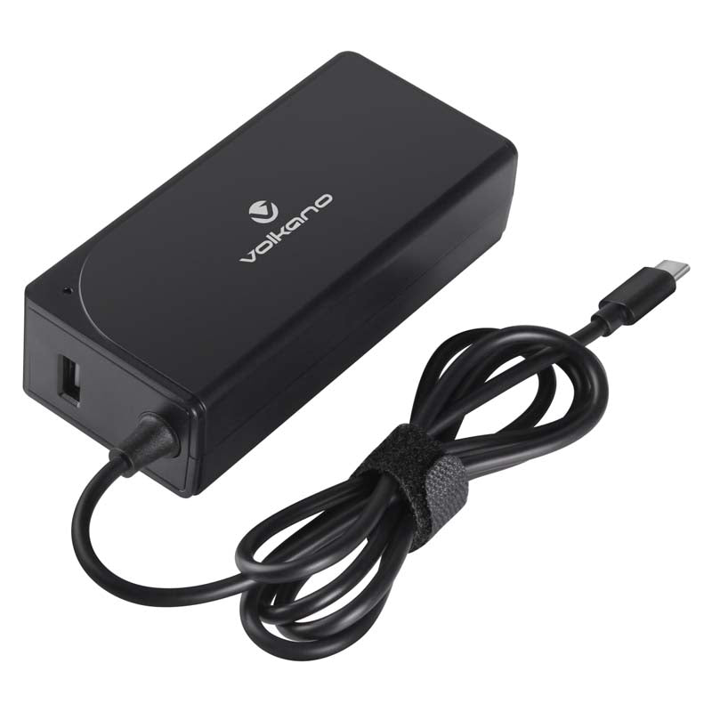 Volkano Brio Plus Series Type C 65W Laptop Charger with USB