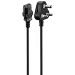 Volkano Presto Series Power Cable 3 pin IEC to Type-M 10A - Black