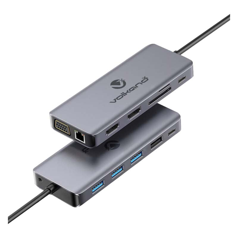 VolkanoX Core Multi Duo 13-in-1 Type C Hub