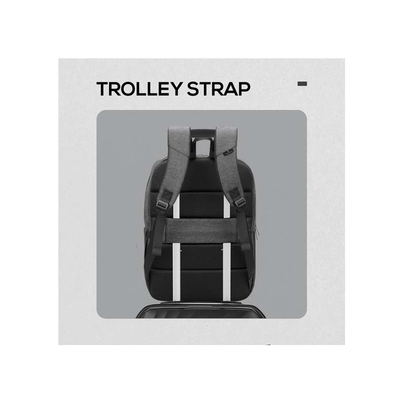 Volkano Pulse Series 15.6 Inch Laptop Backpack - Charcoal