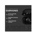 VolkanoX VXT100S True Wireless Active Noise Cancelling Earphones - Black