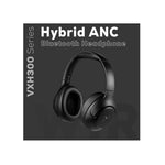 VolkanoX VXH300 Hybrid Active Noise Cancelling Bluetooth Headphones - Black