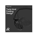 VolkanoX VXH300 Hybrid Active Noise Cancelling Bluetooth Headphones - Black