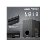 VolkanoX Hypersonic 3.0 Series 120W 2.1 Soundbar with Remote Control
