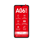 Vodacom A06s 4G Dual Sim 64GB Vodacom Network Lock- Black - Black