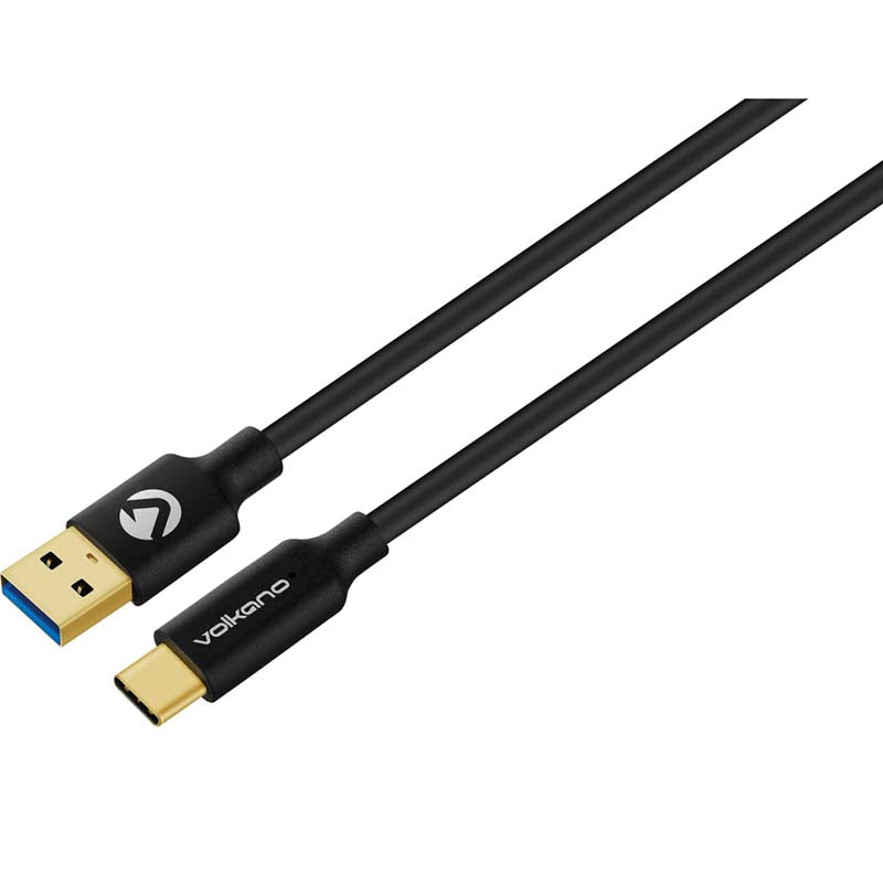 Volkano Connect C Series Type C to USB 3.1 Cable M/M 0.75m - Black