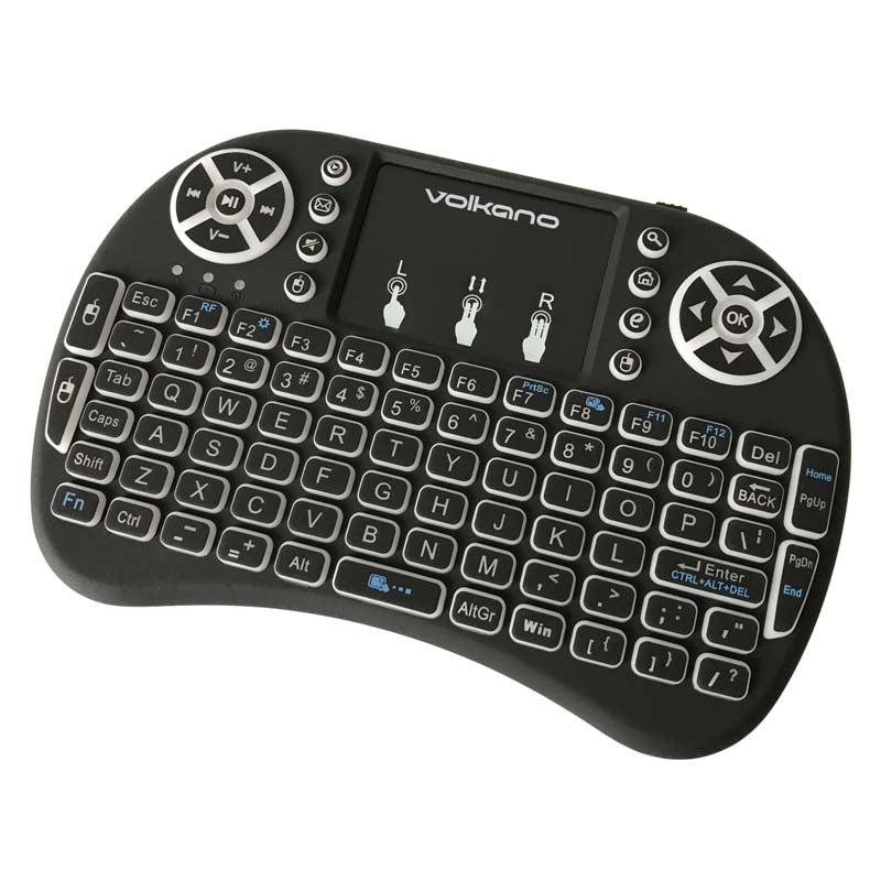 Volkano Control Series Smart TV Remote Control Keyboard and Trackpad