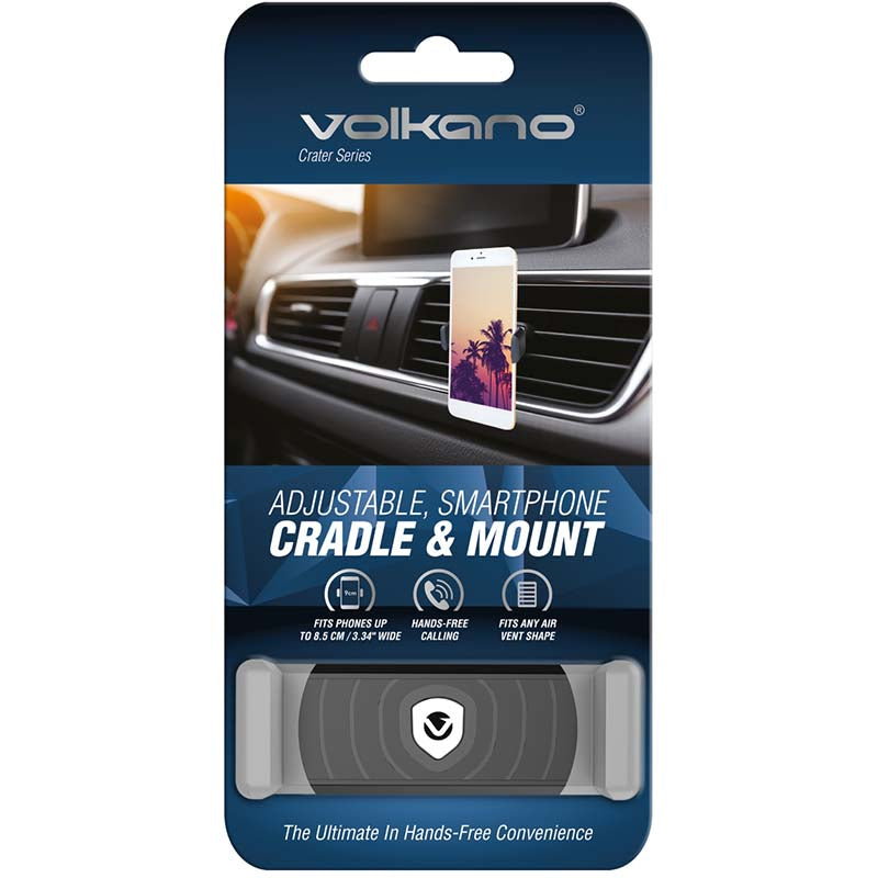 Volkano Crater Series Adjustable Car Air Vent Phone Cradle