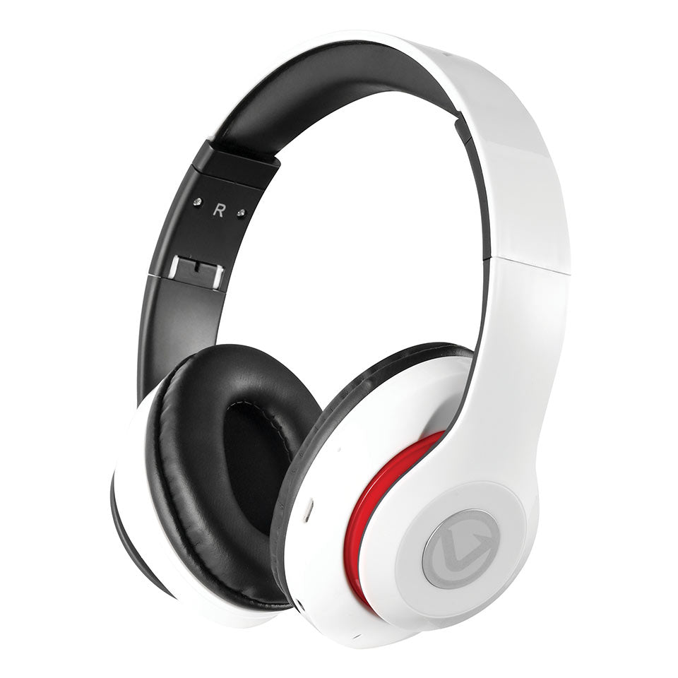 Volkano Impulse series Bluetooth Headphones - White - White