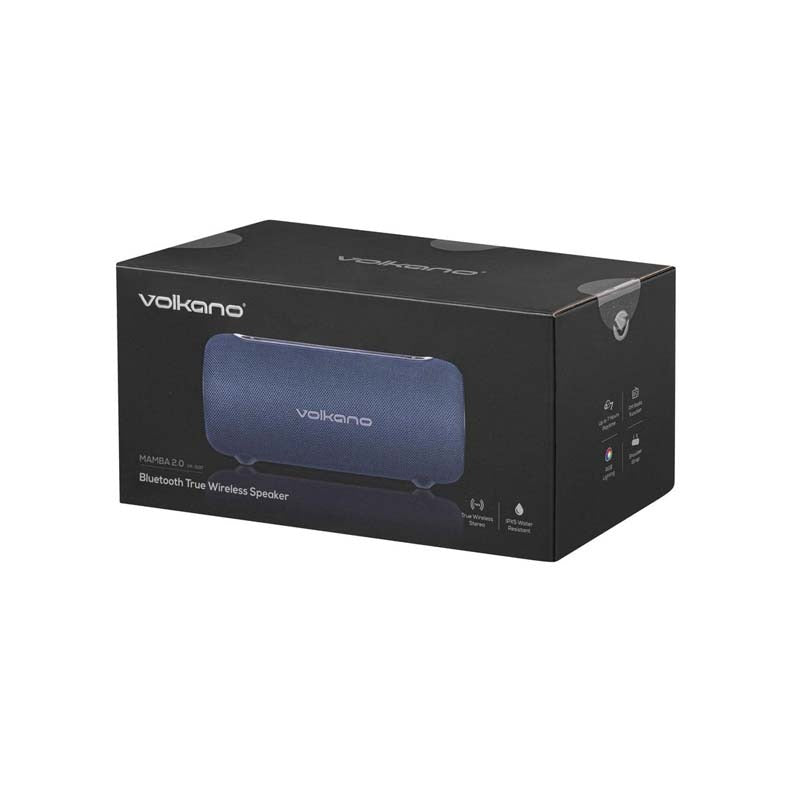 Volkano Mamba 2.0 Series Bluetooth Speaker - Blue - Blue