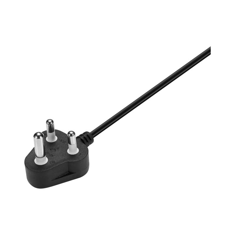 Volkano Presto Series Double 3 pin IEC Power Cable 10A - Black