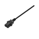 Volkano Presto Series Power Cable 3 pin IEC to Type-M 10A - Black
