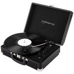 Volkano Retro Series Turntable - Black - Black