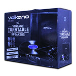 Volkano Retro Series Turntable - Black - Black