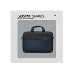 Volkano Seismic Series 15.6 Inch Laptop Shoulder Bag - Black / Blue - Black / Blue