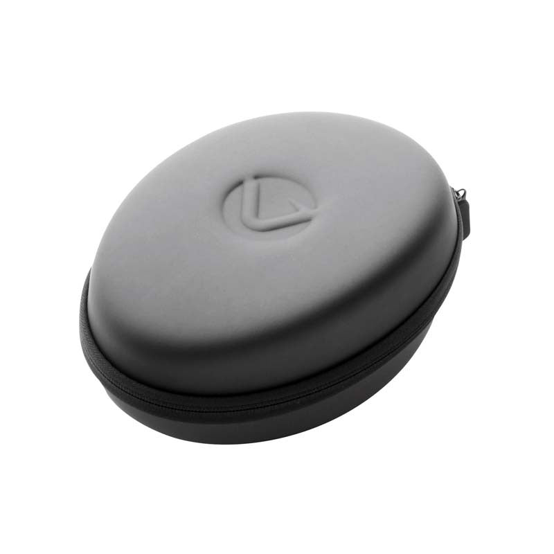 Volkano Shell Series Elliptical Headphone Case - Black - Black
