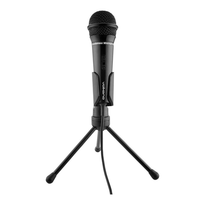 Volkano Stream Vocal Microphone with Tripod Aux