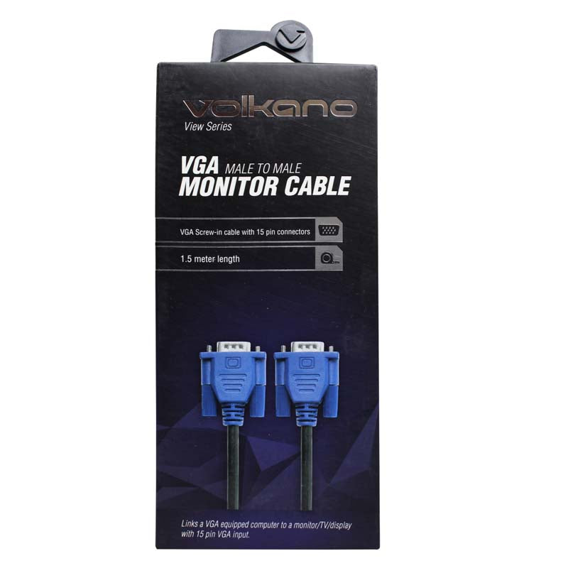 Volkano View Series VGA Cable - Black