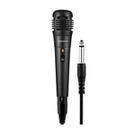 Volkano Voice Series ABS Wired Microphone - Black - Black