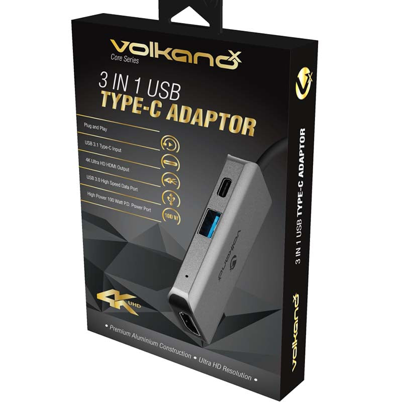 Volkano X Core 3-in-1 Adaptor - Black
