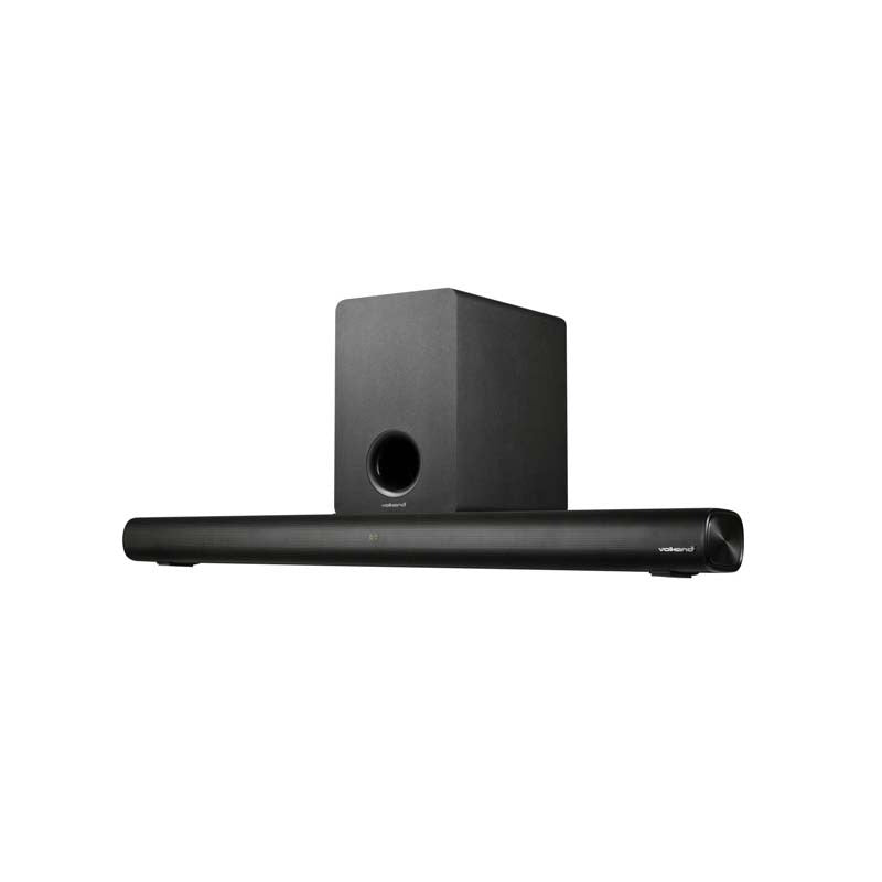 VolkanoX Hypersonic 3.0 Series 120W 2.1 Soundbar with Remote Control - Black