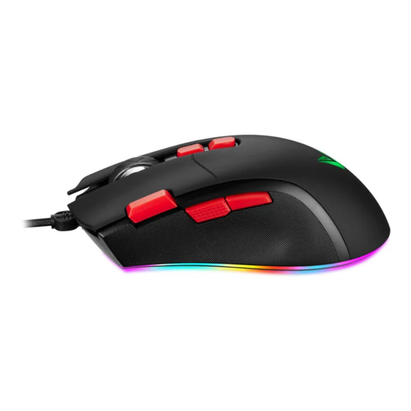 VX Gaming Morpheus Series Wired RGB Mouse With Braided Cable - Black