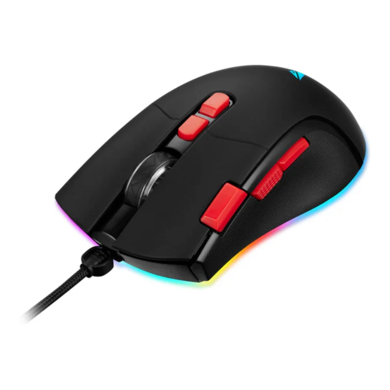 VX Gaming Morpheus Series Wired RGB Mouse With Braided Cable - Black