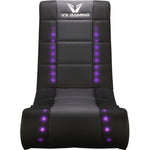 VX Gaming Electra Series Rocking Gaming Chair with LED Lights