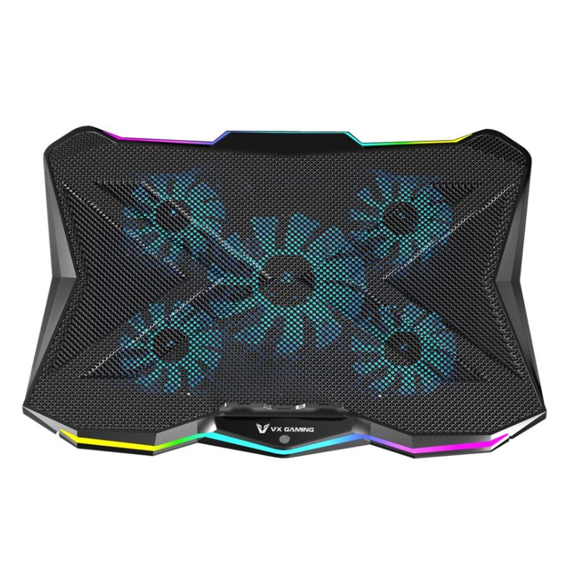 VX Gaming Boreas Series 5 Fan 17-inch Notebook Cooling Stand - Black