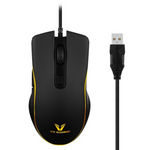 VX Gaming Hypnos Series Gaming Mouse with Rainbow Lighting - Black