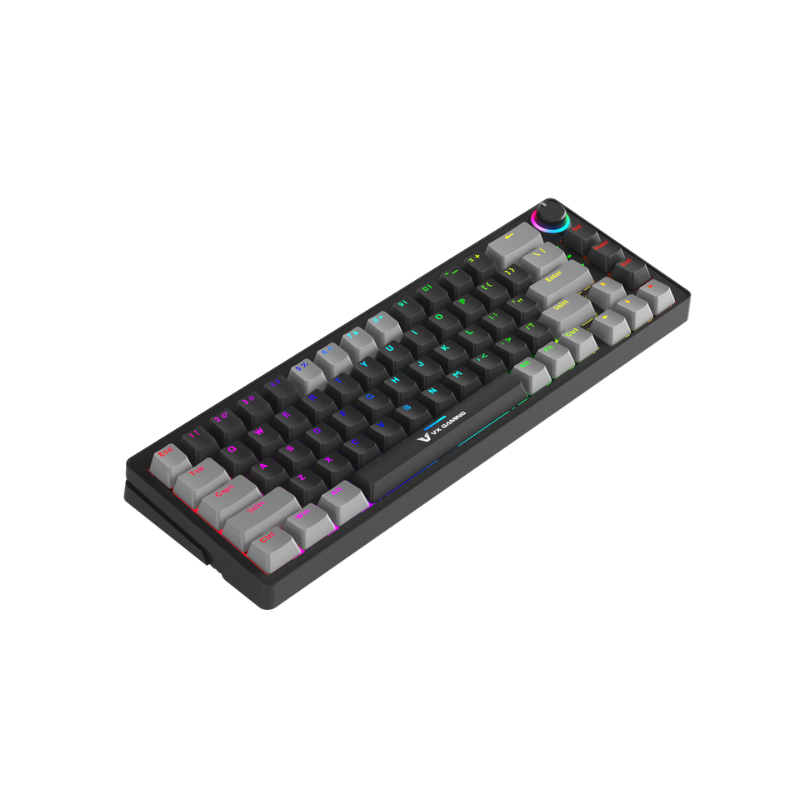 VX Gaming Sun-Wukong RGB Hot Swappable Mechanical Keyboard - Grey/Black