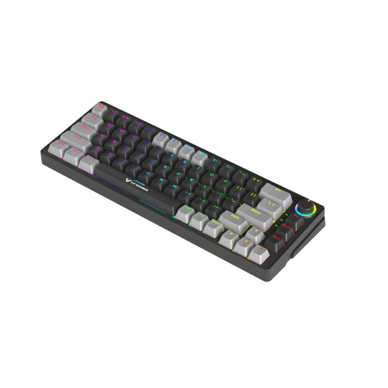 VX Gaming Sun-Wukong RGB Hot Swappable Mechanical Keyboard - Grey/Black