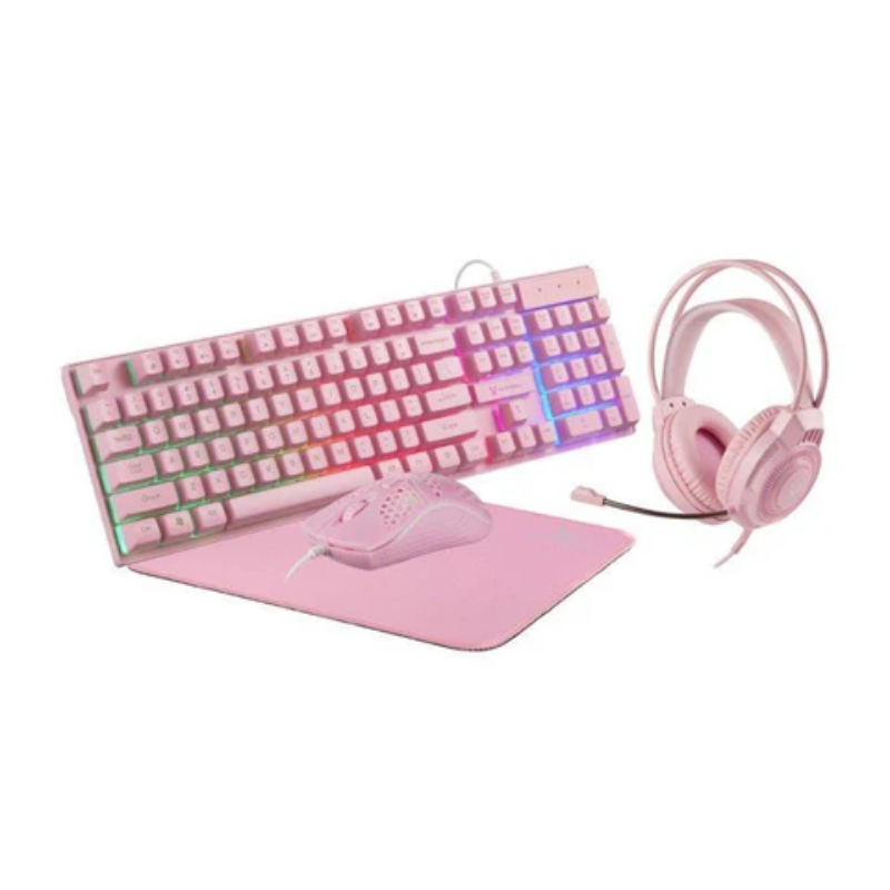 VX Gaming Freya 4 -in-1 Rainbow Combo - Pink