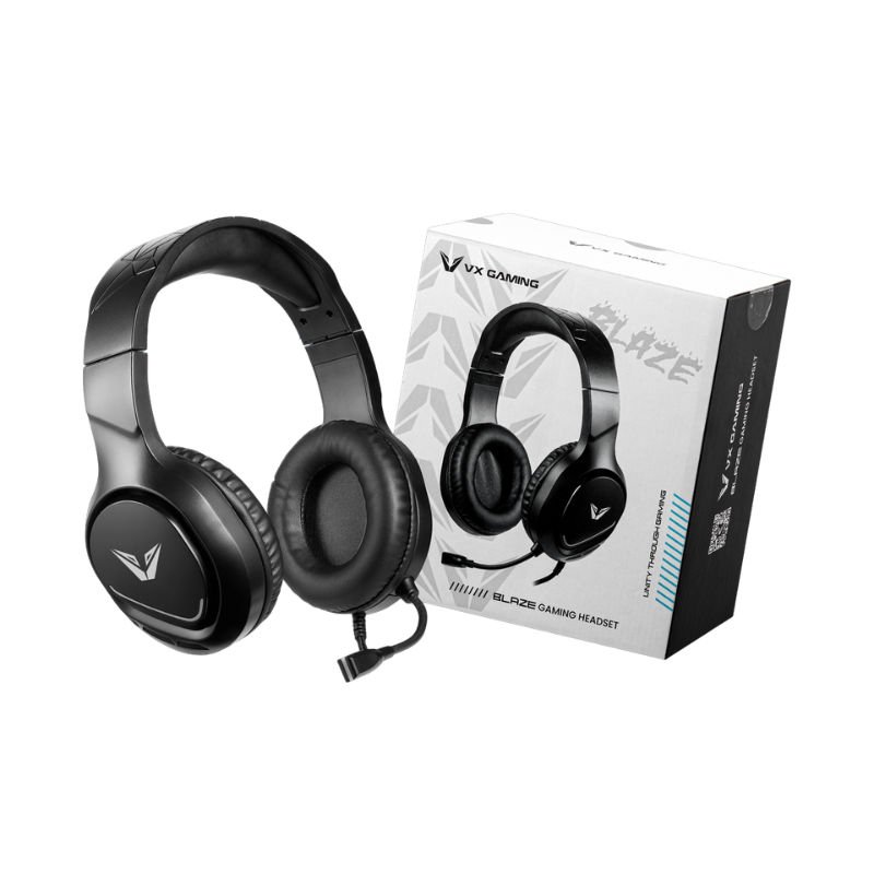 VX Gaming Blaze Series Gaming Headset - Black