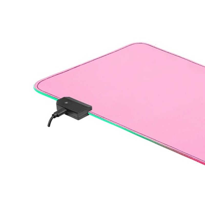 VX Gaming Mythic RGB Mousepad - Pink - Black