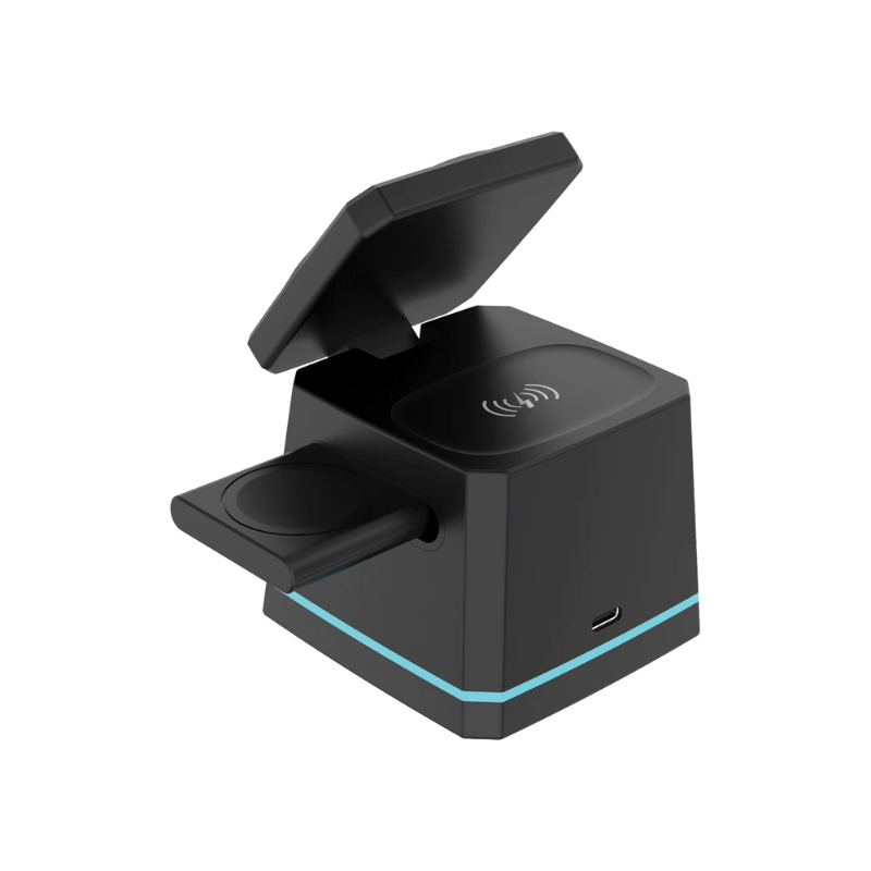 Energizer 22.5W 3-in-1 Wireless Charging Dock - Black