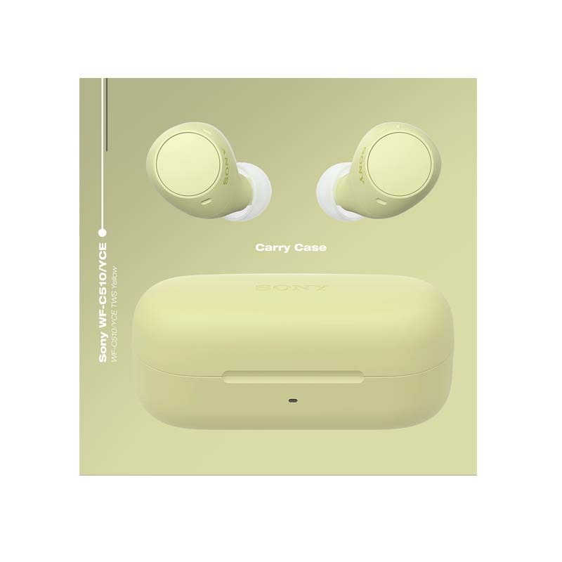 Sony WF-C510 True Wireless In Ear Bluetooth Earbuds - Yellow