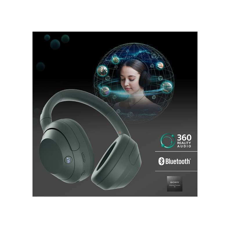 Sony ULT Wear Wireless Noise Cancelling Headphones - Forest Grey