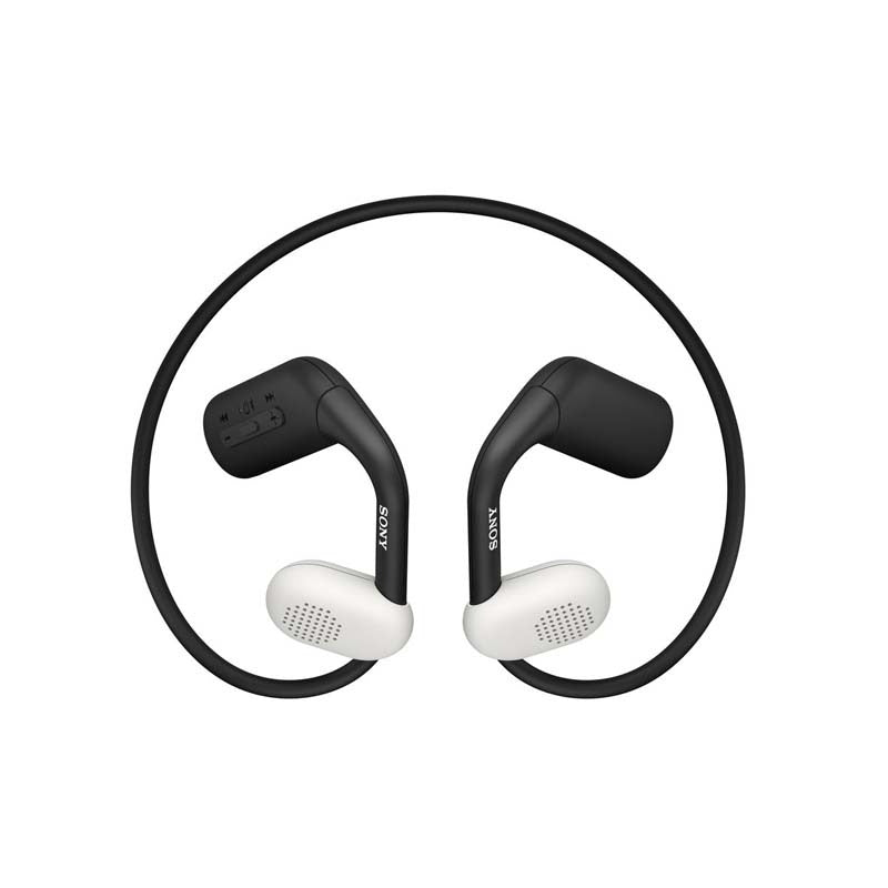 Sony Float Run Open Ear Wireless Bluetooth Earphones - Black / White