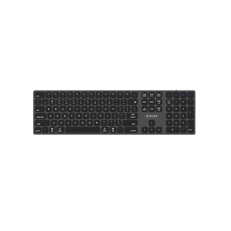 Winx Do Elite Wireless and Bluetooth Keyboard - Black - Black