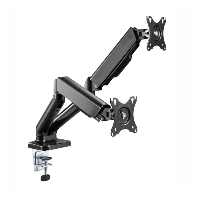 Winx Rise Pro Dual Full Motion Monitor Arm - Black - Black